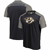 Nashville Predators Fanatics Branded Big & Tall Iconic T-Shirt - Navy Heathered Gray,baseball caps,new era cap wholesale,wholesale hats